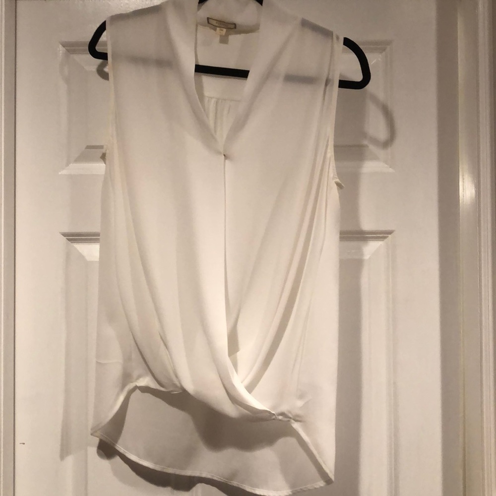 Cream silky top